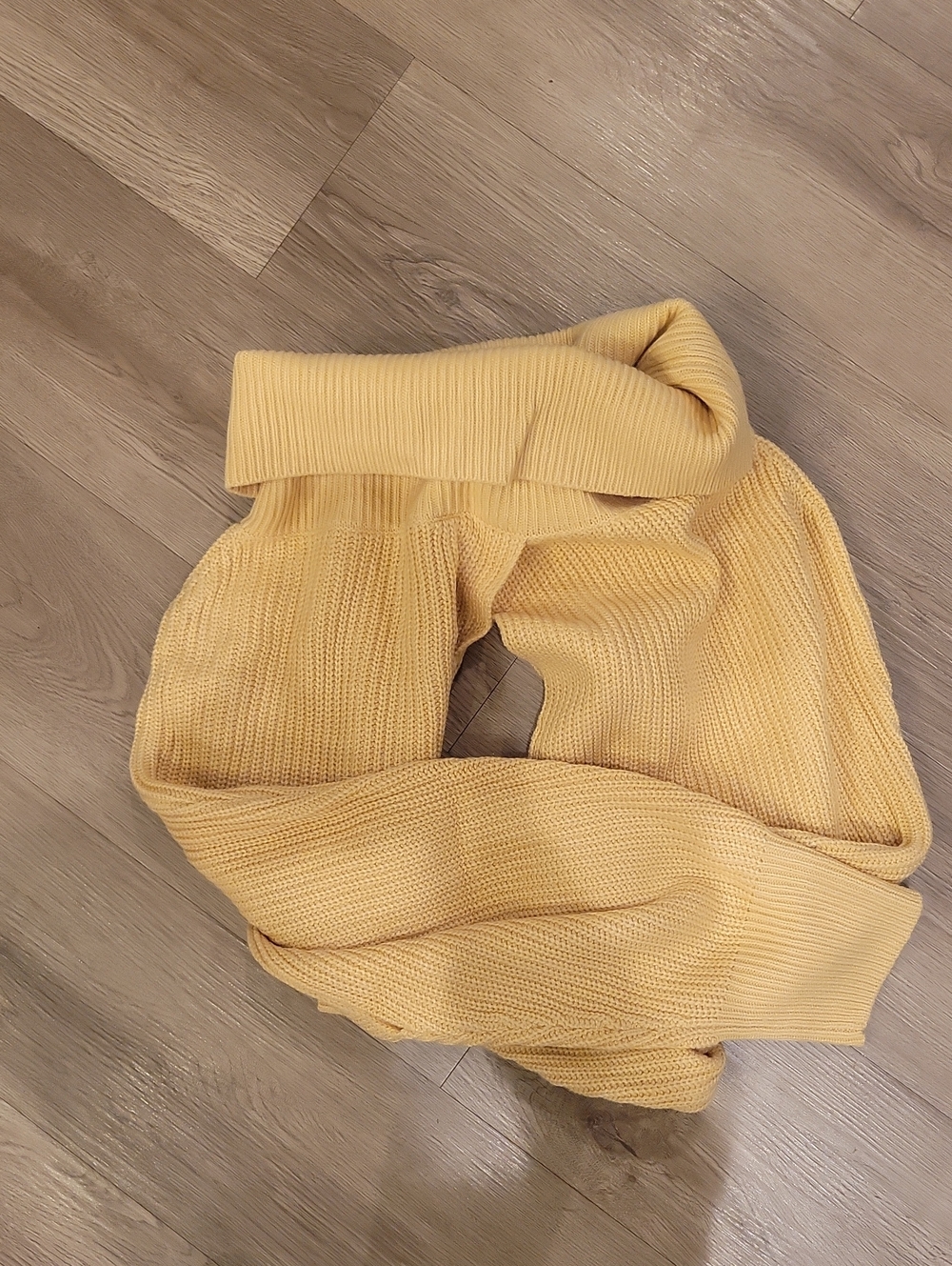 Like New/ Never Worn Buttercup Yellow Shrug Sweater Wrap
